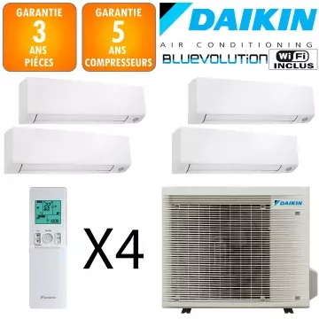 Daikin Quadri-split 4MXM80A + 2 X FTXM20A + CTXM15A + FTXM35A