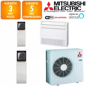 Climatisation Console Double Flux Mitsubishi MFZ-KT60VG