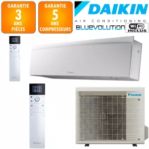Climatiseur Daikin EMURA FTXJ50AW + RXJ50A