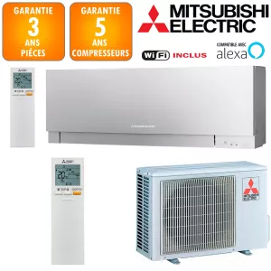 Climatiseur Mitsubishi MSZ-EF25VGKS + MUZ-EF25VG