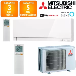 Climatiseur Mitsubishi MSZ-EF25VGKW + MUZ-EF25VG