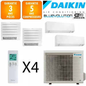 Daikin Quadri-split 4MXM80A + FTXM20A + CVXM20A + CTXM15A + FVXM25A