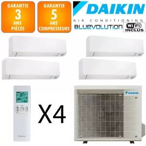 Daikin Quadri-split 5MXM90A + 3 X FTXM20A + FTXM25A