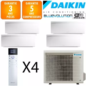 Daikin Quadri-split Emura 5MXM90A + 4 X FTXJ20AW
