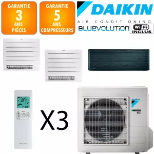Daikin Tri-split 3MXM52A + 2 X CVXM20A + FTXA20BT