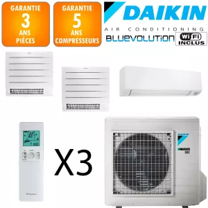 Daikin Tri-split 3MXM52A + CTXM15A + 2 X FVXM25A
