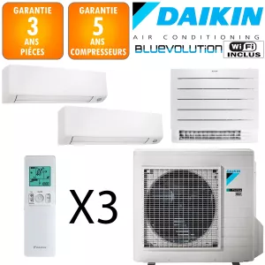 Daikin Tri-split 3MXM52A + CTXM15A + FTXM20A + FVXM25A