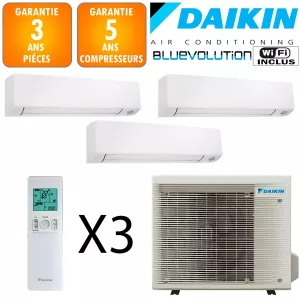 Daikin Tri-split 5MXM90A + 2 X FTXM20A + FTXM42A