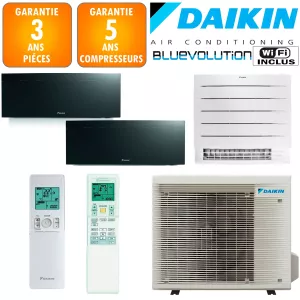 Daikin Tri-split Emura 4MXM80A + 2 X FTXJ20AB + FVXM50A