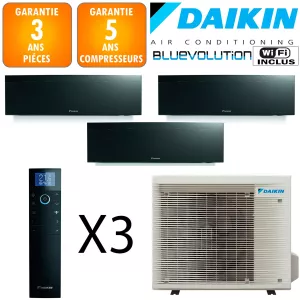 Daikin Tri-split Emura 5MXM90A + 2 X FTXJ20AB + FTXJ50AB