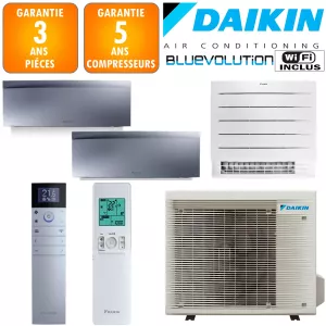 Daikin Tri-split Emura 5MXM90A + CVXM20A + FTXJ42AS + FTXJ50AS
