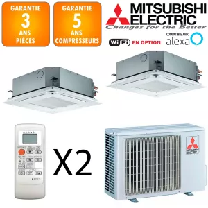 Mitsubishi Bi-split MXZ-2F53VF + 2 X SLZ-M25FA