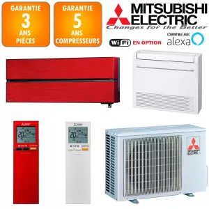 Mitsubishi Bi-split MXZ-2F53VF + MSZ-LN18VGR + MFZ-KT35VG