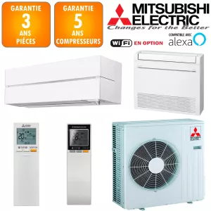 Mitsubishi Bi-split MXZ-3F68VF + MSZ-LN35VGW + MFZ-KT35VG