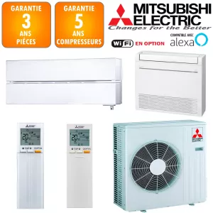 Mitsubishi Bi-split MXZ-4F72VF + MSZ-LN35VGV + MFZ-KT35VG