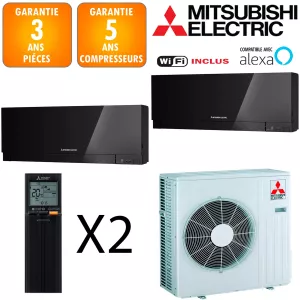 Mitsubishi Bi-split MXZ-5F102VF + 2 X MSZ-EF50VGKB