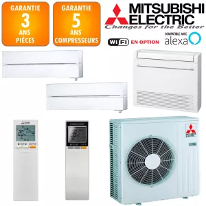 Mitsubishi Tri-split MXZ-3F68VF + MSZ-LN18VGV + MSZ-LN25VGV + MFZ-KT25VG