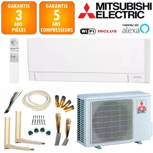 Pack Climatisation Mitsubishi Réversible MSZ-AY35VGK