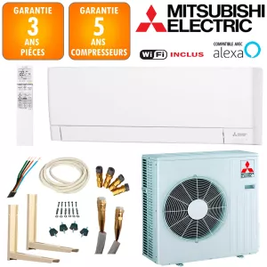 Pack Climatisation Mitsubishi Réversible MSZ-AY50VGK
