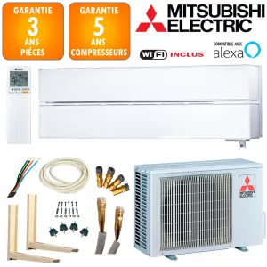 Pack Climatisation Mitsubishi Réversible MSZ-LN25VGV