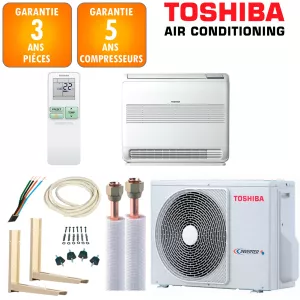 Pack Climatiseur à faire poser Console Toshiba  RAS-B13J2FVG-E