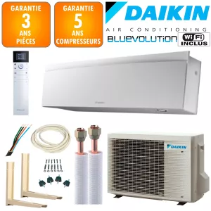 Pack Climatiseur à faire poser Mural Daikin EMURA 3 FTXJ35AW
