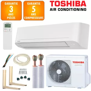 Pack Climatiseur à faire poser Mural TOSHIBA Naka R32 RAS-18B2KVG-E