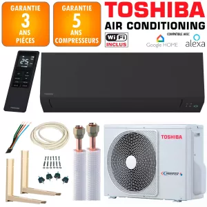 Pack Climatiseur à faire poser Toshiba Shorai Edge 10 Black