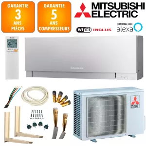 Pack Climatiseur Mitsubishi MSZ-EF35VGKS + MUZ-EF35VG