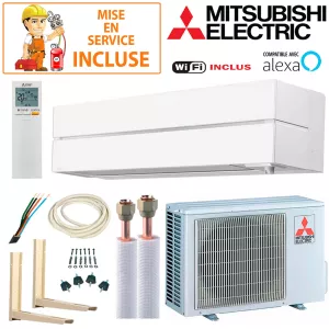 Pack Confort Climatisation Mitsubishi MSZ-LN25VGW