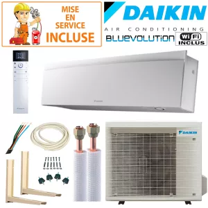 Pack Confort Climatiseur Daikin EMURA 3 FTXJ50AW