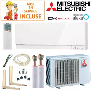 Pack Confort Climatiseur Mitsubishi MSZ-EF25VGKW