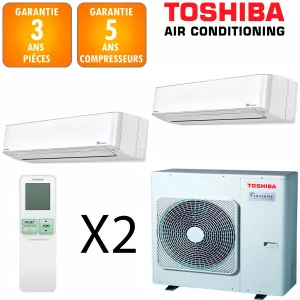 Toshiba Bi-split Daiseikai RAS-3M26G3AVG-E + RAS-M10PKVPG-E + RAS-M16PKVPG-E