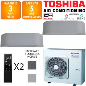 Toshiba Bi-split Haori RAS-3M26G3AVG-E + RAS-B10N4KVRG-E + RAS-B16N4KVRG-E