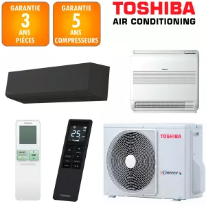 Toshiba Bi-split Shorai RAS-2M18G3AVG-E + RAS-B07G3KVSGB-E + RAS-B13J2FVG-E