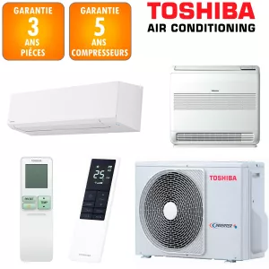 Toshiba Bi-split Shorai RAS-2M18G3AVG-E + RAS-B10J2FVG-E + RAS-B13G3KVSG-E