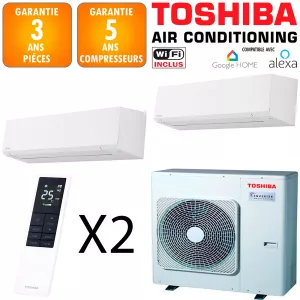 Toshiba Bi-split Shorai RAS-4M27G3AVG-E + RAS-B10G3KVSG-E + RAS-B16G3KVSG-E
