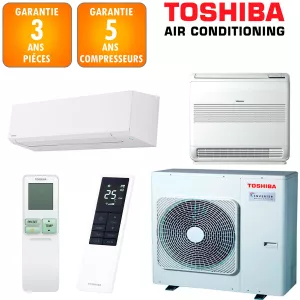 Toshiba Bi-split Shorai RAS-4M27G3AVG-E + RAS-B10J2FVG-E + RAS-B16G3KVSG-E