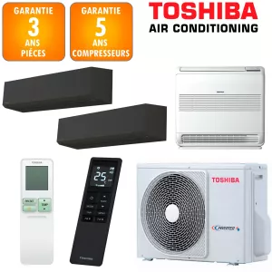 Toshiba Tri-split Shorai RAS-3M18G3AVG-E + 2 RAS-B07G3KVSGB-E + RAS-B10J2FVG-E